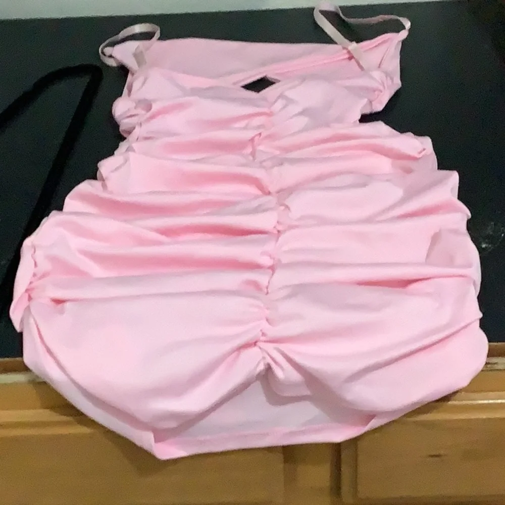 Pink Sleeveless  Bodycon Dress - Picture 7 of 8